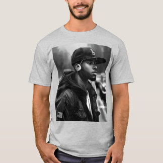 Camiseta GORRAS: Tee estilo hip-hop urbano