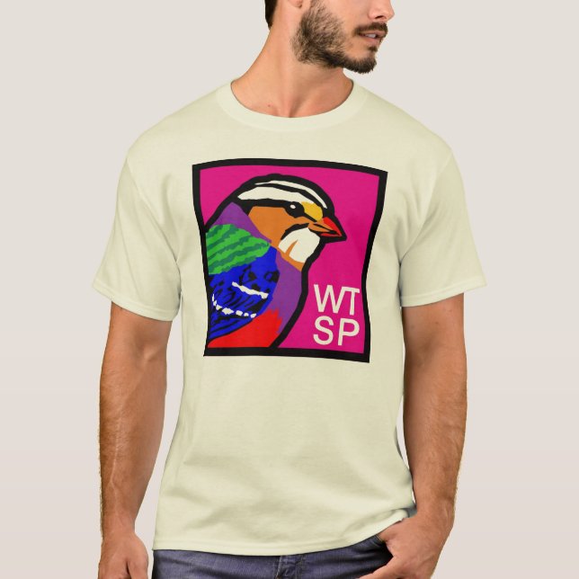 Camiseta gorrión Blanco-throated: ¡edición especial! (Anverso)