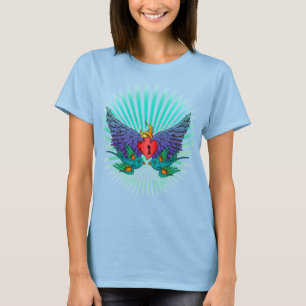 Camiseta gorrión/corazón
