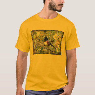 Camiseta Gorrión de Towhee de costado rojizo