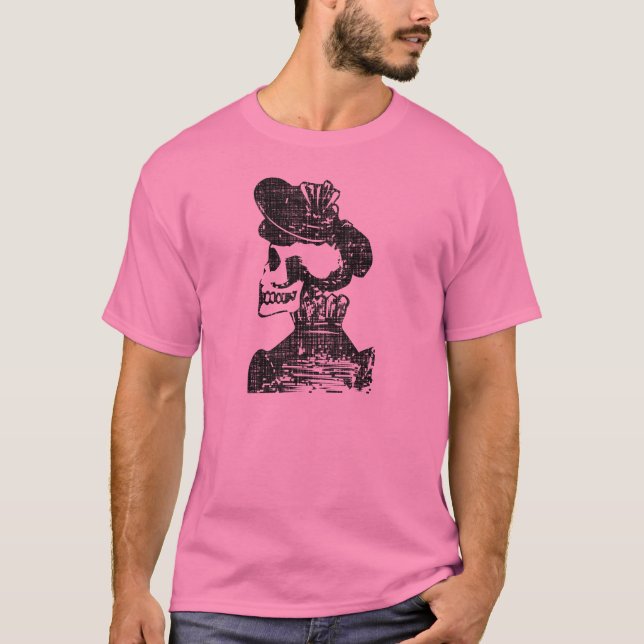 Camiseta Gorrito de Calavera Clásica de Posada (Anverso)