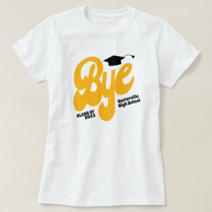 Camiseta Gorrito de graduación de despedida Senior