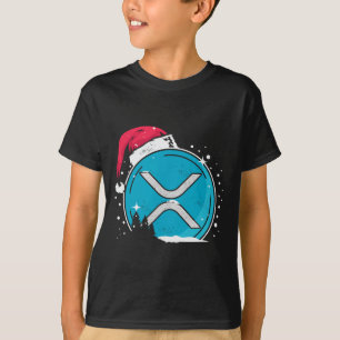 Camiseta Gorrito de Navidad Xrp Moonshot Ripple Crypto Merc