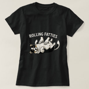 CAMISETA GORRITOS REGORDES CACHORRO DE PERRO CORGI ADORABLE