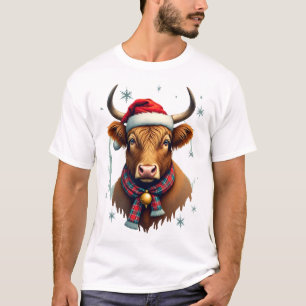 Camiseta Gorro de Santa de Vaca de las Tierras Altas de Nav