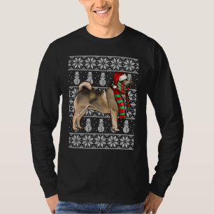 Camiseta Gorro de Santa Navidad Norwegian Elkhound Navidad
