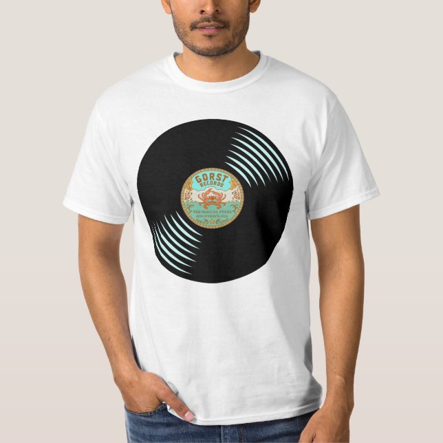 Camiseta Gorst Records Vinyl Record Tee Shirt (Anverso)