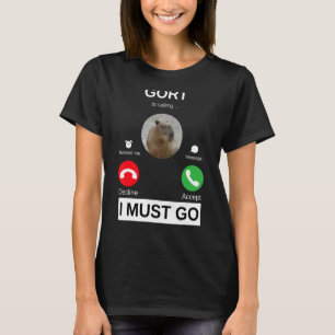 Camiseta Gort está llamando a Capybara llama a los rebeldes