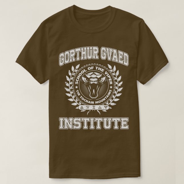 Camiseta Gorthur Gvaed Witcher Viper School  (Diseño del anverso)