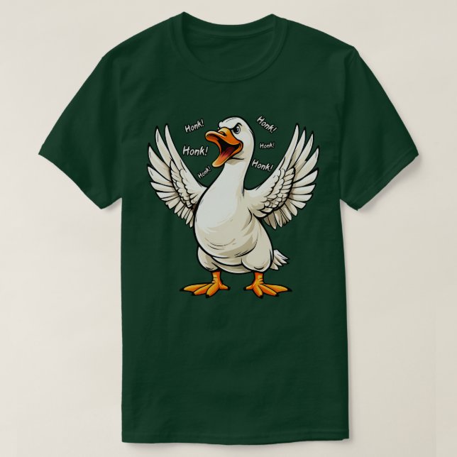 Camiseta Gosa enojada tocando el dedo (Diseño del anverso)
