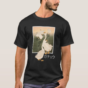 Camiseta Gose Shirt Vintage japonés Art Tee Bird Whispere