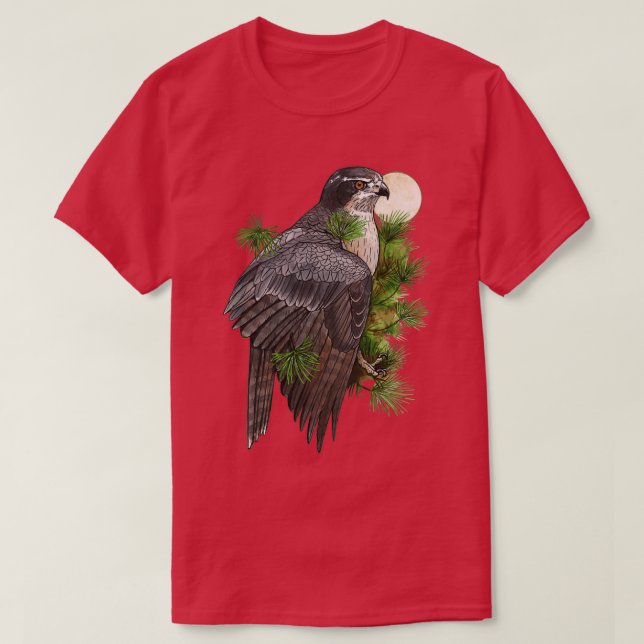 Camiseta Goshawk del norte en las minas (Diseño del anverso)