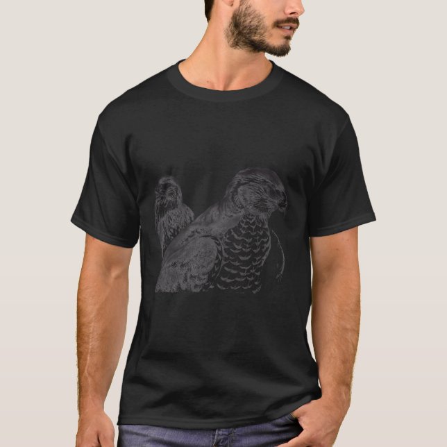 Camiseta Goshawk Regalo Aves De Prey Hawk Air Raptors Vinta (Anverso)