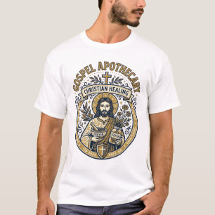 Camiseta Gospel Apothecary Sanación Cristiana Jesús Apoteca