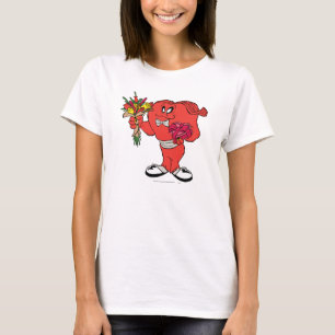 Camiseta Gossamer con rosas