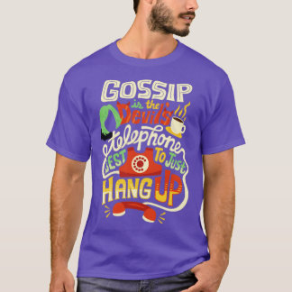 Camiseta Gossip es el teléfono del diablo
