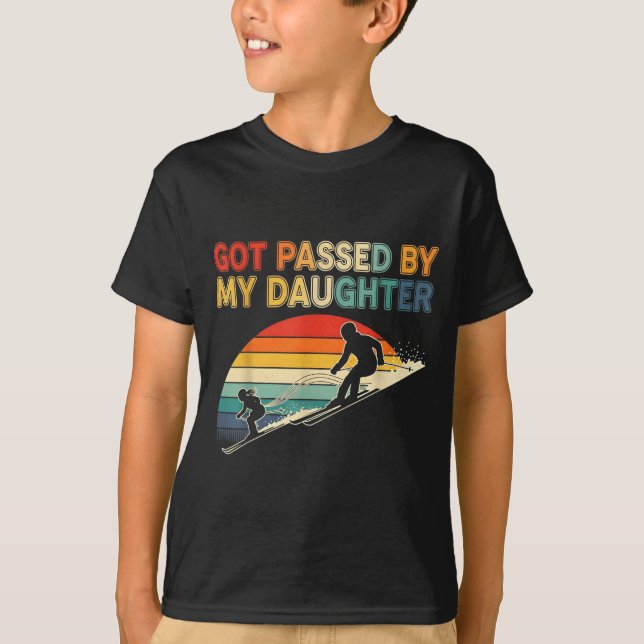 Camiseta Got Ped By My Daughter Funny Ski  (Anverso)
