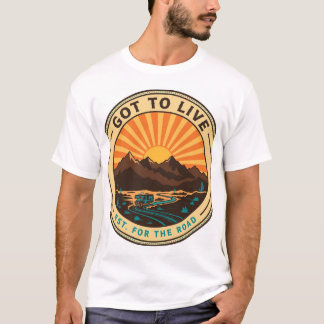 Camiseta Got To Live Desert Sunset Badge