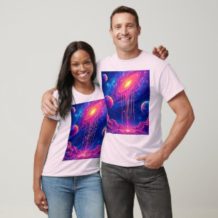 Camiseta Gota Cósmica: Esencia Dulce de la Galaxia