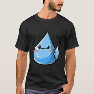Camiseta Gota de agua Kawaii adorable V02