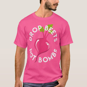 Camiseta Gota de remolacha Vegetariana Vida Limpia Vegetari