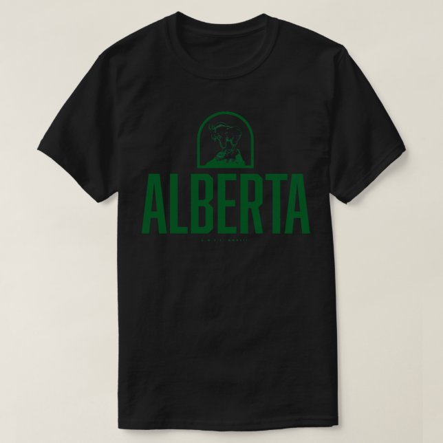 Camiseta Gota verde de la montaña de Alberta (Diseño del anverso)