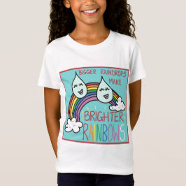 Camiseta Gotas de agua y arco iris