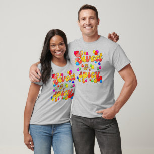 Camiseta Gotas de arcoiris dulces y picantes