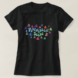 Camiseta Gotas psicodélicas de Bex Ilsley (negro para
