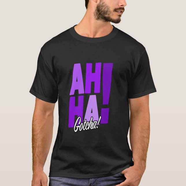Camiseta ¡Gotcha! Morado Gráfico Morado (Anverso)