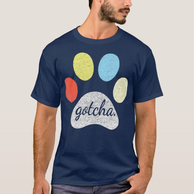 Camiseta Gotcha para nuevo dueño de perro en el día del per (Anverso)