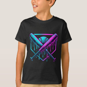 Camiseta Goteo de béisbol para niños Helado Goteo Jóvenes N