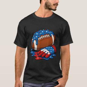 Camiseta Goteo de fútbol Wr Liniero Qb Rb Db Helado 4 de
