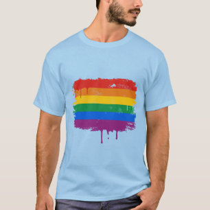 CAMISETA GOTEO GAY DE LA BANDERA