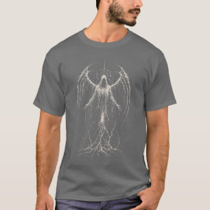 Camiseta Goth Ángel Ciber Sigilo Alas Caídas Alt Alternativ