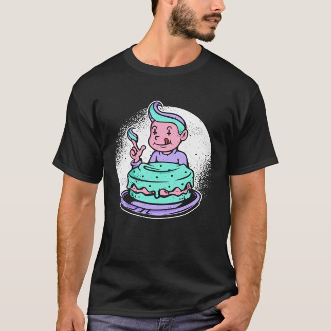 Camiseta Goth Cake Pastel Goth Aesthetic Gothic Emo Clothes (Anverso)