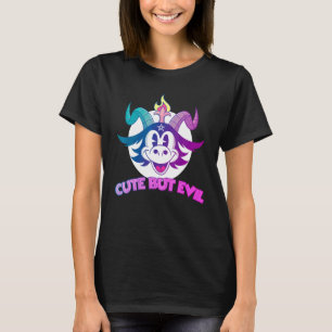 Camiseta Goth Pastel Baphomet Lindo Pero Malvado