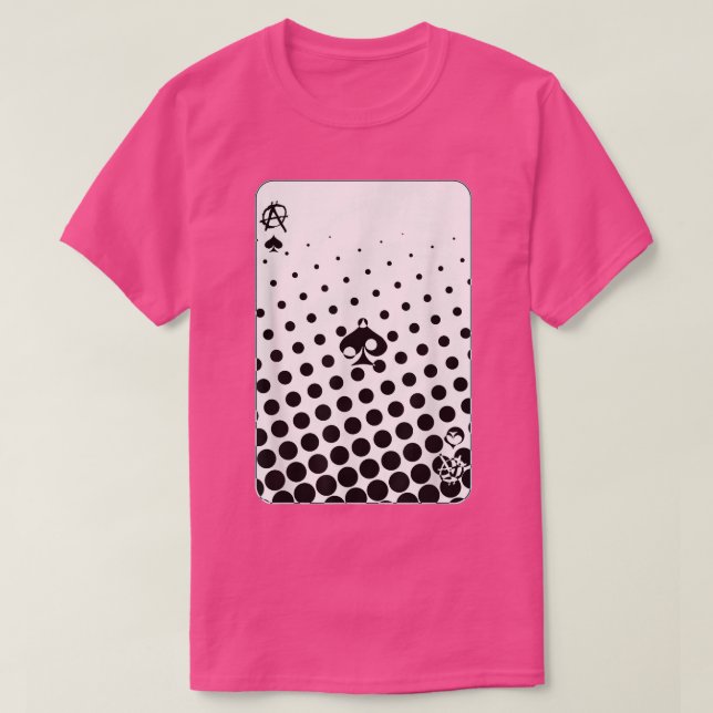 Camiseta Goth Punk Ace Of Spades Card Shark Gambler Skeleto (Diseño del anverso)