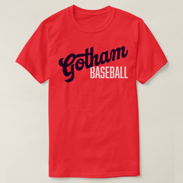Camiseta Gotham Baseball TShirt 1 (Diseño del anverso)