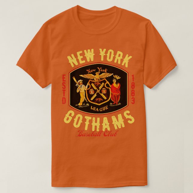 Camiseta Gothams de Nueva York (Diseño del anverso)