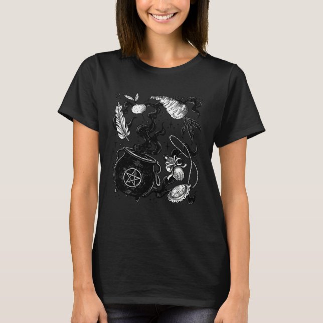 Camiseta Gothic clothing aesthetic occult witch (Anverso)