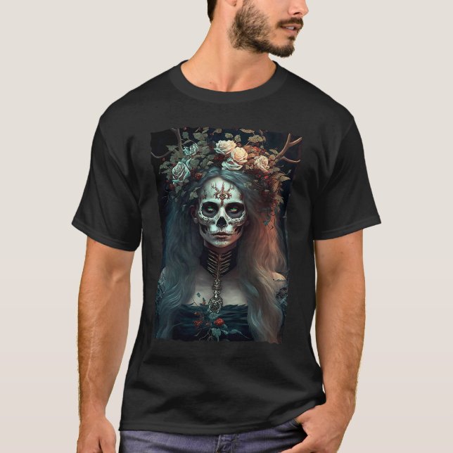 Camiseta Gothic Fairycore Aesthetic Dark Art Horror Grunge (Anverso)
