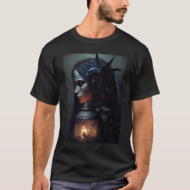 Camiseta Gothic Fairycore Aesthetic Dark Horror Grunge (Anverso)