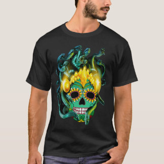 Camiseta Gothic Medusa Sugar Skull
