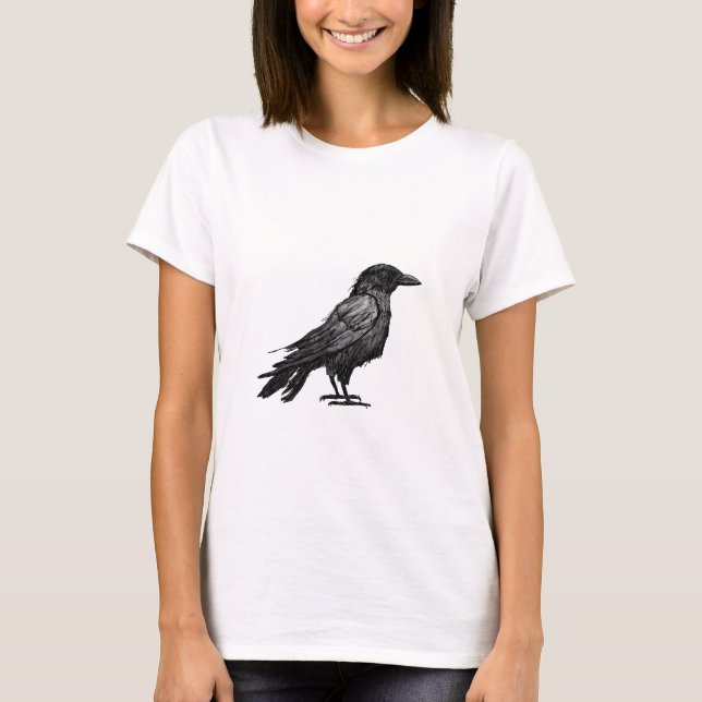 Camiseta Gothic Raven (Anverso)