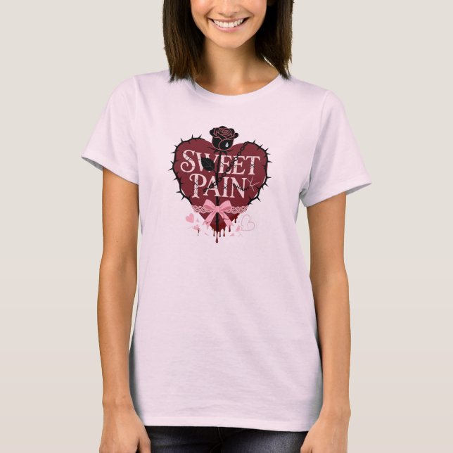 Camiseta Gothic Sweet Pain Thorny Heart Bandana (Anverso)