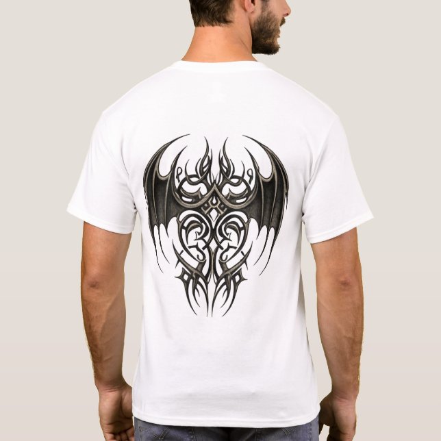 Camiseta Gothic Tribal Wing (Reverso)