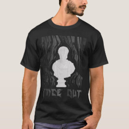 Camiseta Gothic Vaporwave Classical Bust Text Art Tee