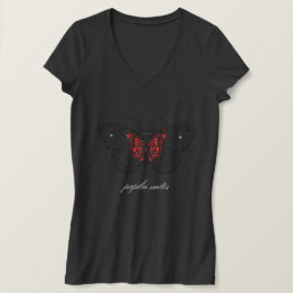 Camiseta Gothischer Schmetterling, Schmetterling der Dunkel
