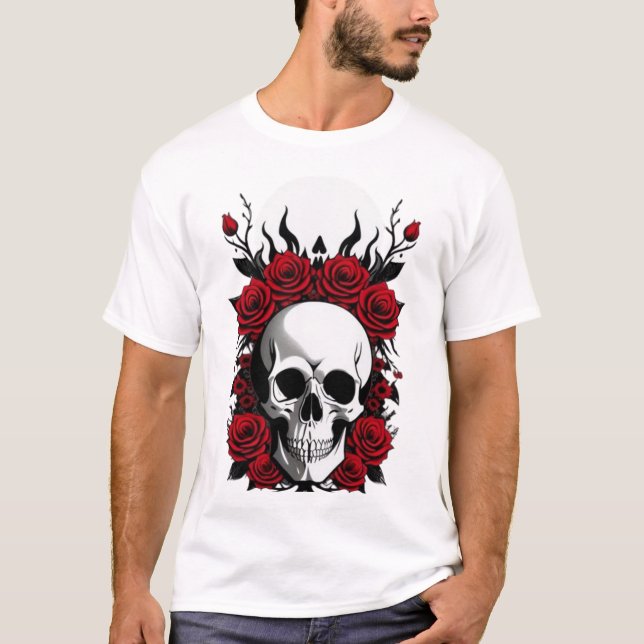 Camiseta gótica asombrosa (Anverso)